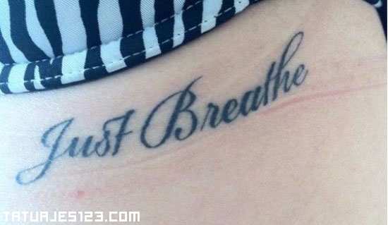 tattoo miley cyrus just breathe