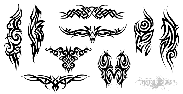 tattoo de dragones. de tatuajes tribales.