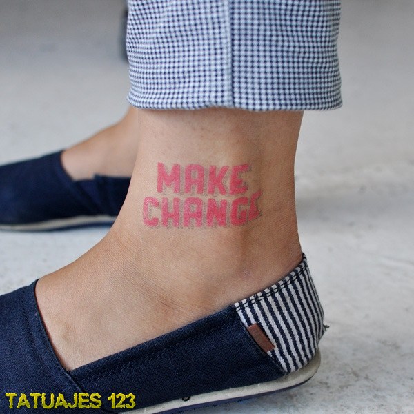 Tatuaje de cambios