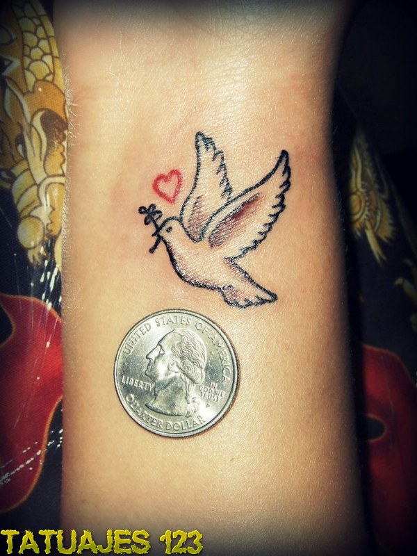 Paloma de la paz - Tatuajes 123