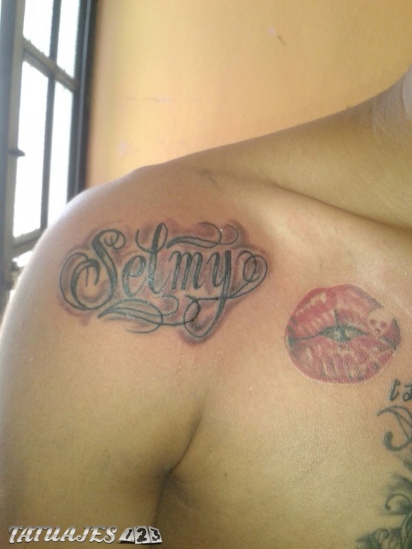 Selmy, tatuaje de nombre de mujer